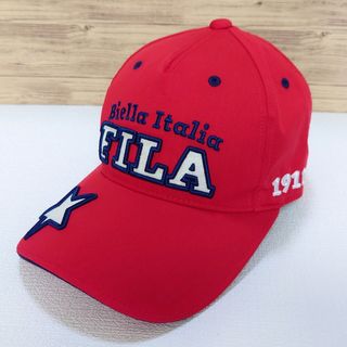 フィラ(FILA)のフィラゴルフ キャップ 帽子 レディース ゴルフ サンバイザー 赤 FILA(ウエア)