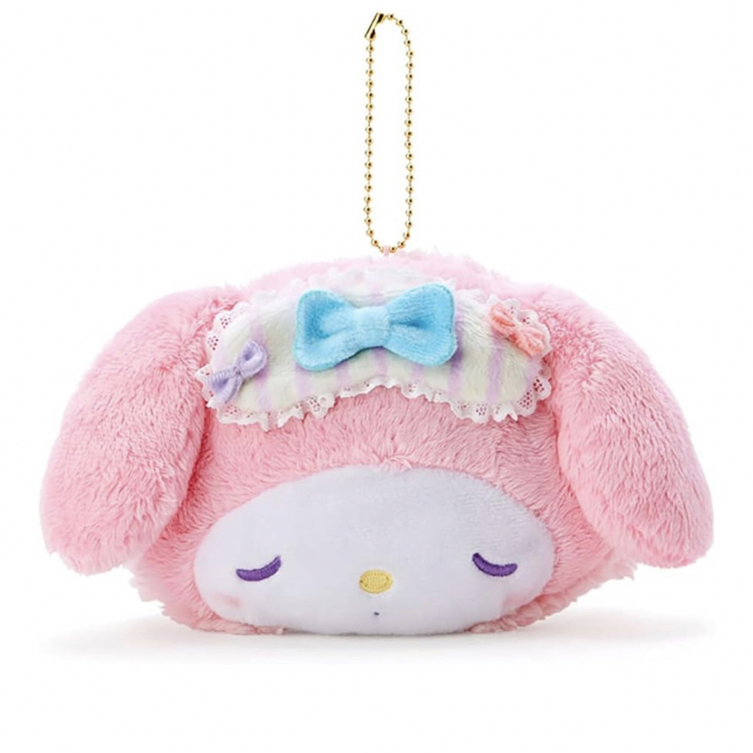 サンリオ(サンリオ)のサンリオ(SANRIO) マイメロディ フェイス形ポーチ(なかよくはんぶんこ) レディースのファッション小物(ポーチ)の商品写真