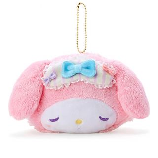 サンリオ(サンリオ)のサンリオ(SANRIO) マイメロディ フェイス形ポーチ(なかよくはんぶんこ)(ポーチ)