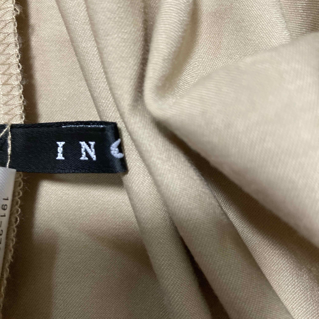 INGNI(イング)の【INGNI】ロングシャツワンピース ベージュ Mサイズ レディースのワンピース(ロングワンピース/マキシワンピース)の商品写真