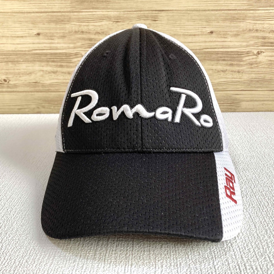 RomaRo(ロマロ)のロマロ メッシュ キャップ 帽子 サンバイザー ゴルフ メンズ レディース ロゴ スポーツ/アウトドアのゴルフ(ウエア)の商品写真