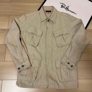 新品*RRL*ブラックキャット*レザースタジャン*S*　カーディガンM