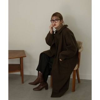 ラウジー(lawgy)のamiur bal collar round sleeve coat(ロングコート)