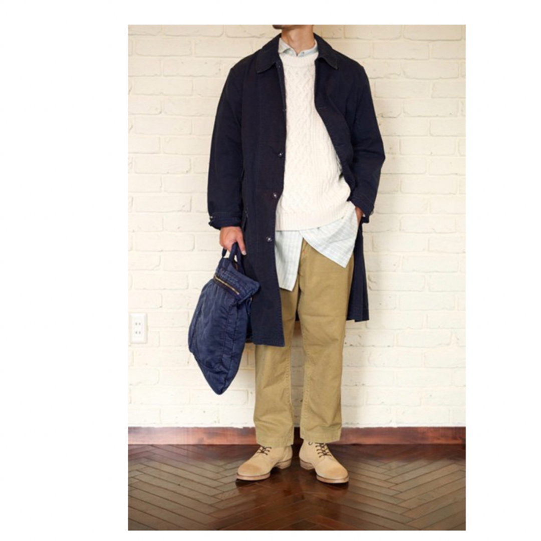 22aw porter classic コーデュロイコート 3 オフホワイト