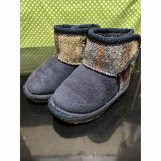 ハリスツイード(Harris Tweed)のキッズムートンブーツ 14センチ(ブーツ)