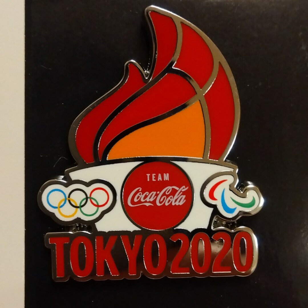 コカ・コーラ(コカコーラ)のコカ・コーラ 2020五輪 ピンバッジ エンタメ/ホビーのアニメグッズ(バッジ/ピンバッジ)の商品写真