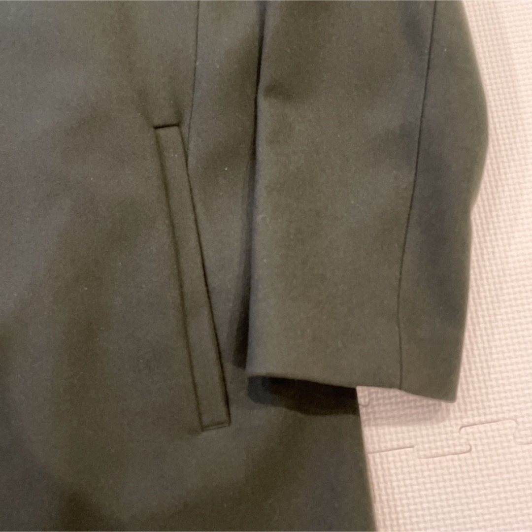 theory(セオリー)のセオリーTHEORY メルトンスタンドカラーコート オリーブ S メンズのジャケット/アウター(ステンカラーコート)の商品写真