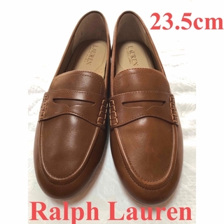 ラルフローレン(Ralph Lauren)のラルフローレン Adison レザーローファー 23.5cm(ローファー/革靴)