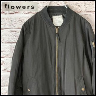 flowers　フラワーズ　MA1　アウター　ブルゾン　レディース【M】(ブルゾン)