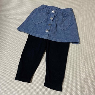 プティマイン(petit main)のプティマイン　レギンス付きスカート　100サイズ　(パンツ/スパッツ)
