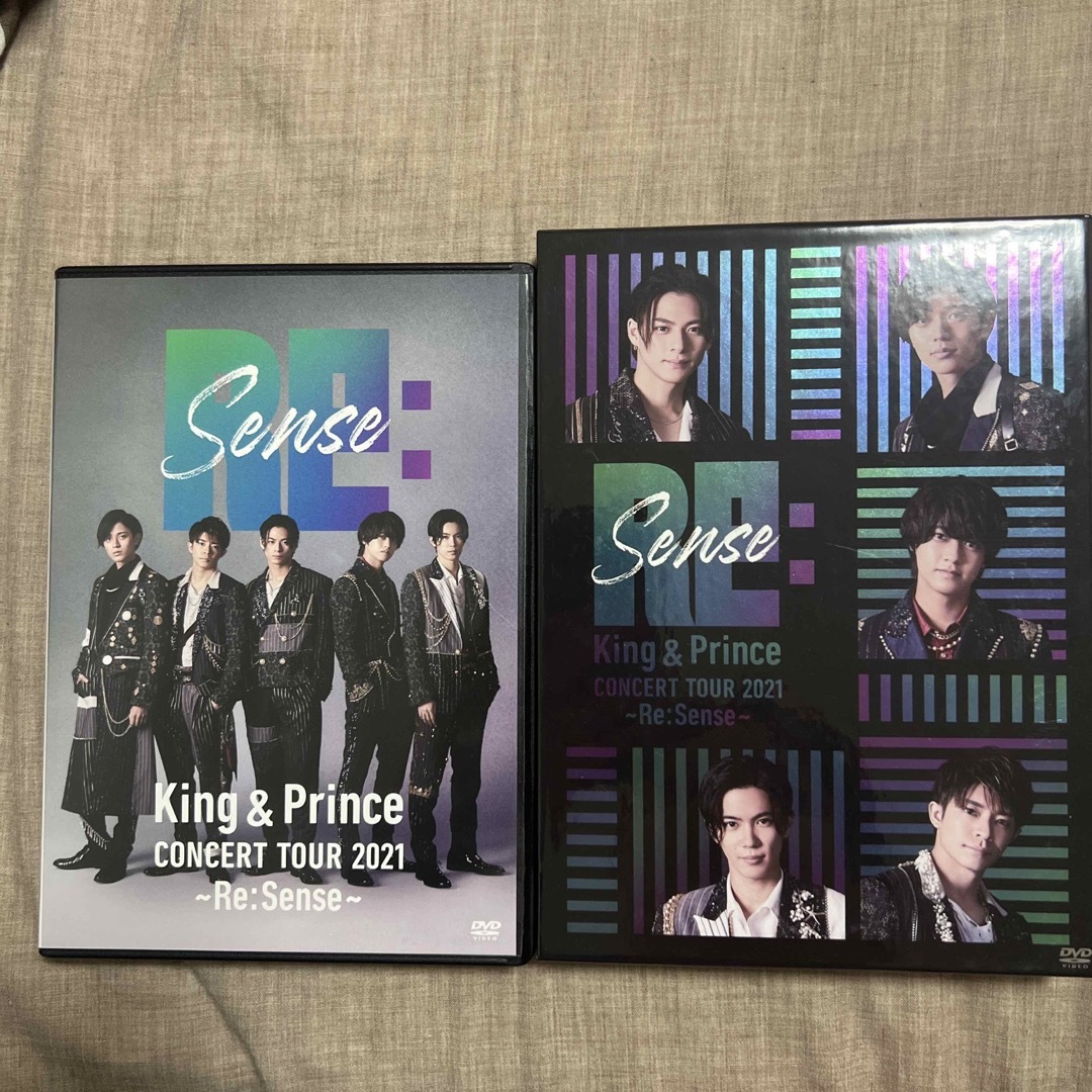 King & Prince(キングアンドプリンス)のKing & Prince Re:Sense DVD 初回限定盤 通常盤 セット エンタメ/ホビーのDVD/ブルーレイ(アイドル)の商品写真