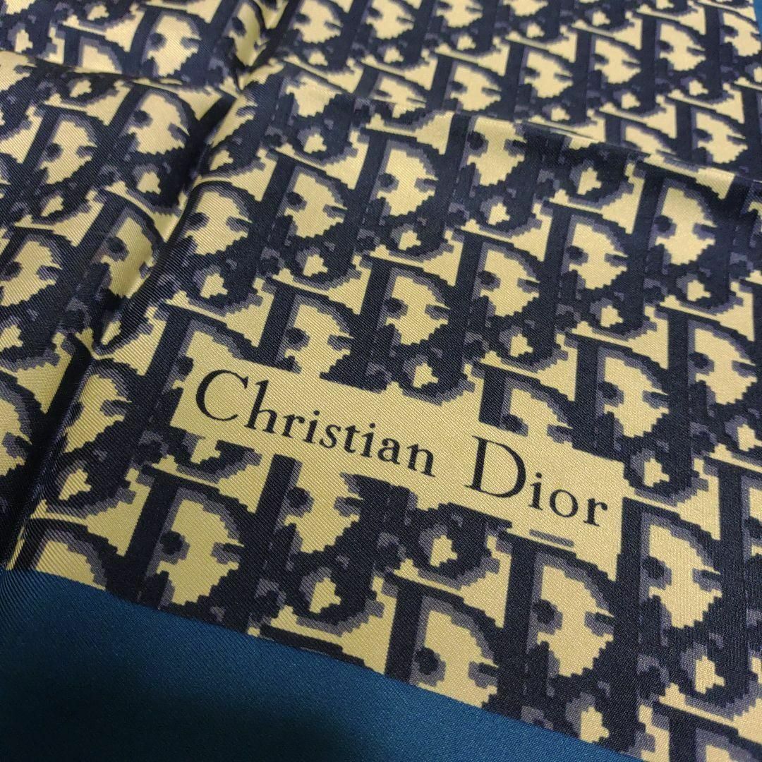 Christian Dior(クリスチャンディオール)の1972超美品　クリスチャンディオール　スカーフ　定番トロッター　シルク レディースのファッション小物(バンダナ/スカーフ)の商品写真