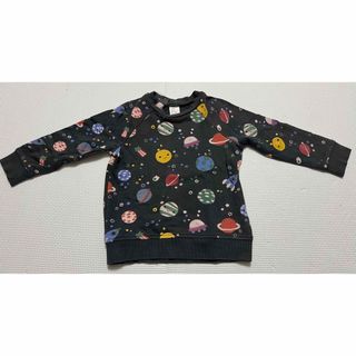 エイチアンドエム(H&M)のキッズトレーナー　宇宙柄(Tシャツ/カットソー)