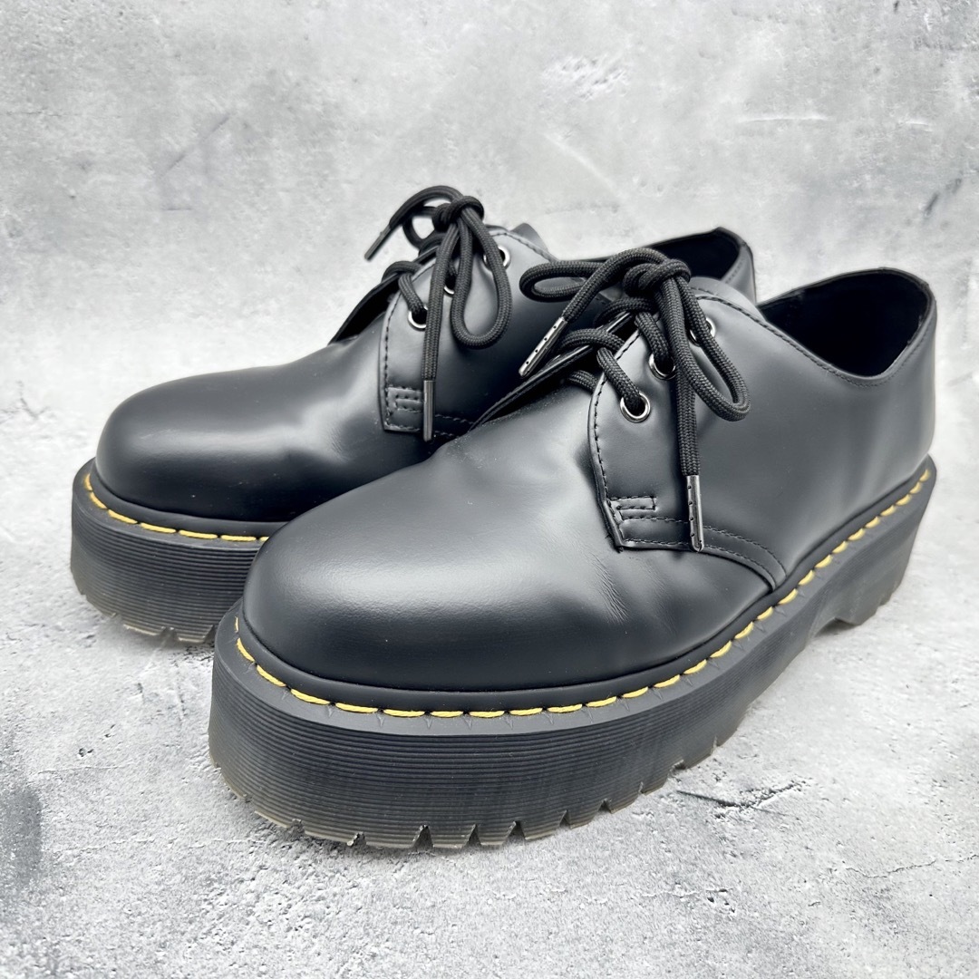 極美品 Dr.Martens 1461 QUAD 3ホールシューズ 厚底 UK4 - 靴