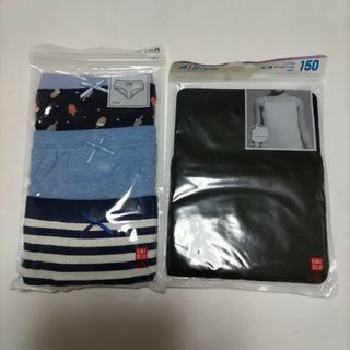 ユニクロ(UNIQLO)のUNIQLO  女の子用ショーツ&エアリズムキャミソール(下着)