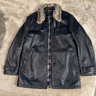 バーバリーブラックレーベル(BURBERRY BLACK LABEL)のBurberry Black label 羊革　ジャケット(レザージャケット)