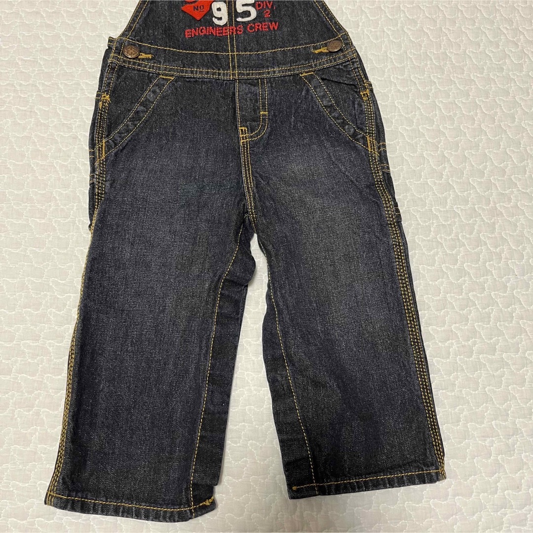 OshKosh(オシュコシュ)のOSHKOSH キッズオーバーオール 18M キッズ/ベビー/マタニティのキッズ服男の子用(90cm~)(パンツ/スパッツ)の商品写真