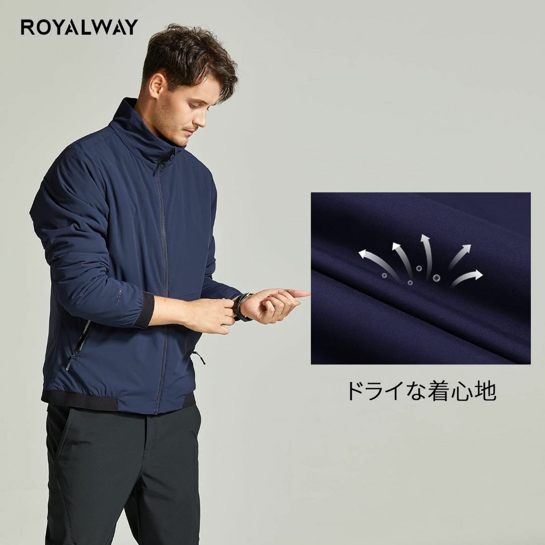 ロイヤルウェイ ROYALWAY 中綿入り軽量 メンズジャケット アウター アバ