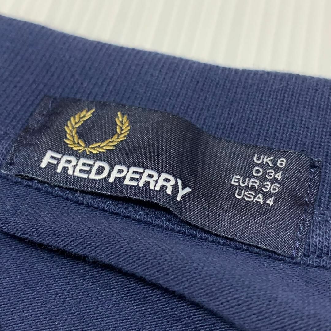 FRED PERRY(フレッドペリー)のFRED PERRY フレッドペリー 半袖 ポロシャツ トップス 美品 ブランド レディースのトップス(ポロシャツ)の商品写真