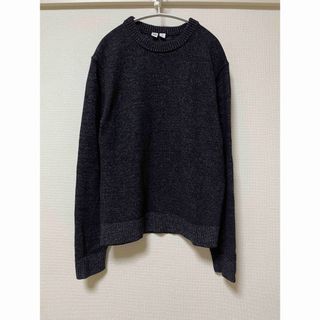 ユニクロ(UNIQLO)のUNIQLOU コットンクルーネックセーター Mサイズ(ニット/セーター)