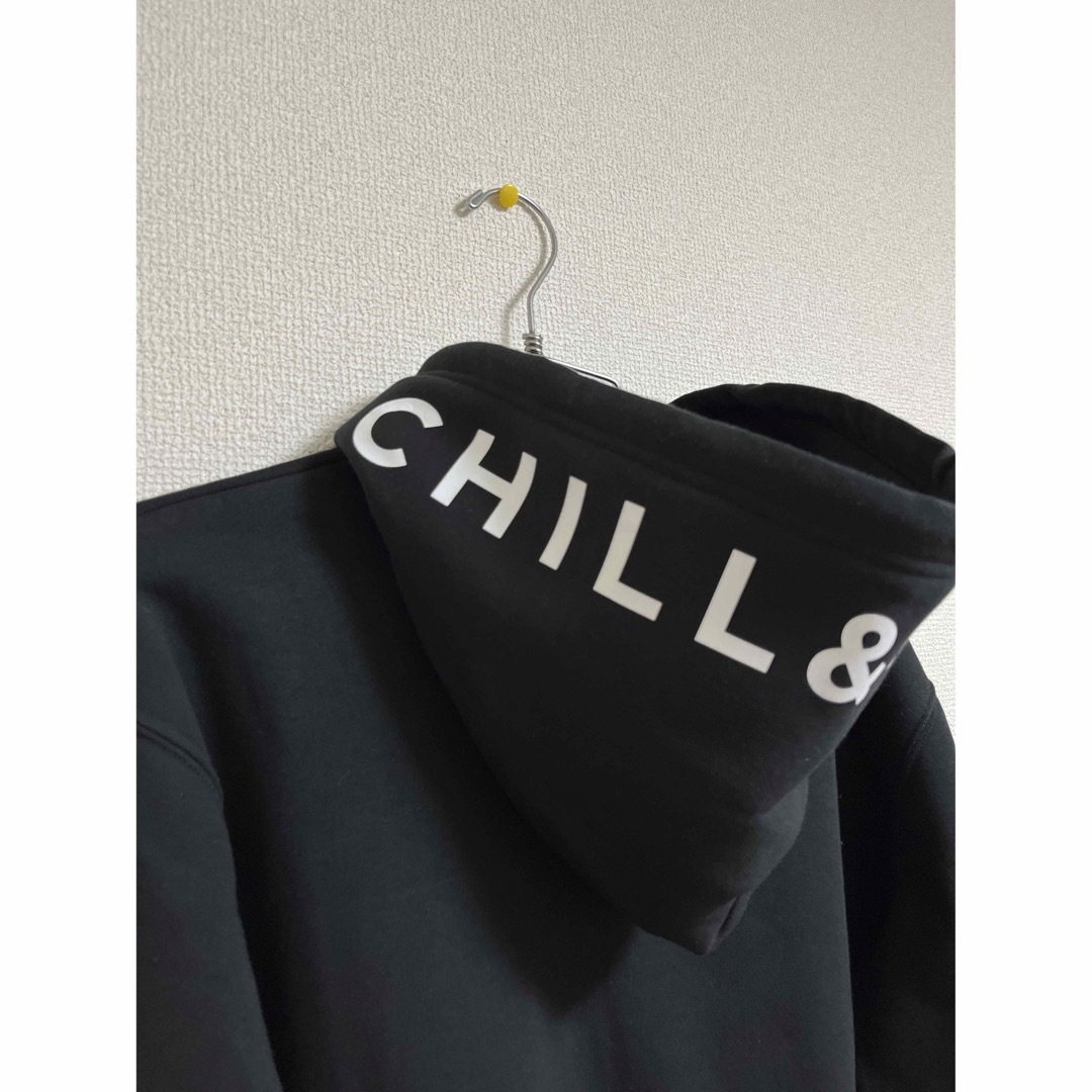 Chillax - chillax プルオーバー パーカー 黒 ブラック サーフ ...