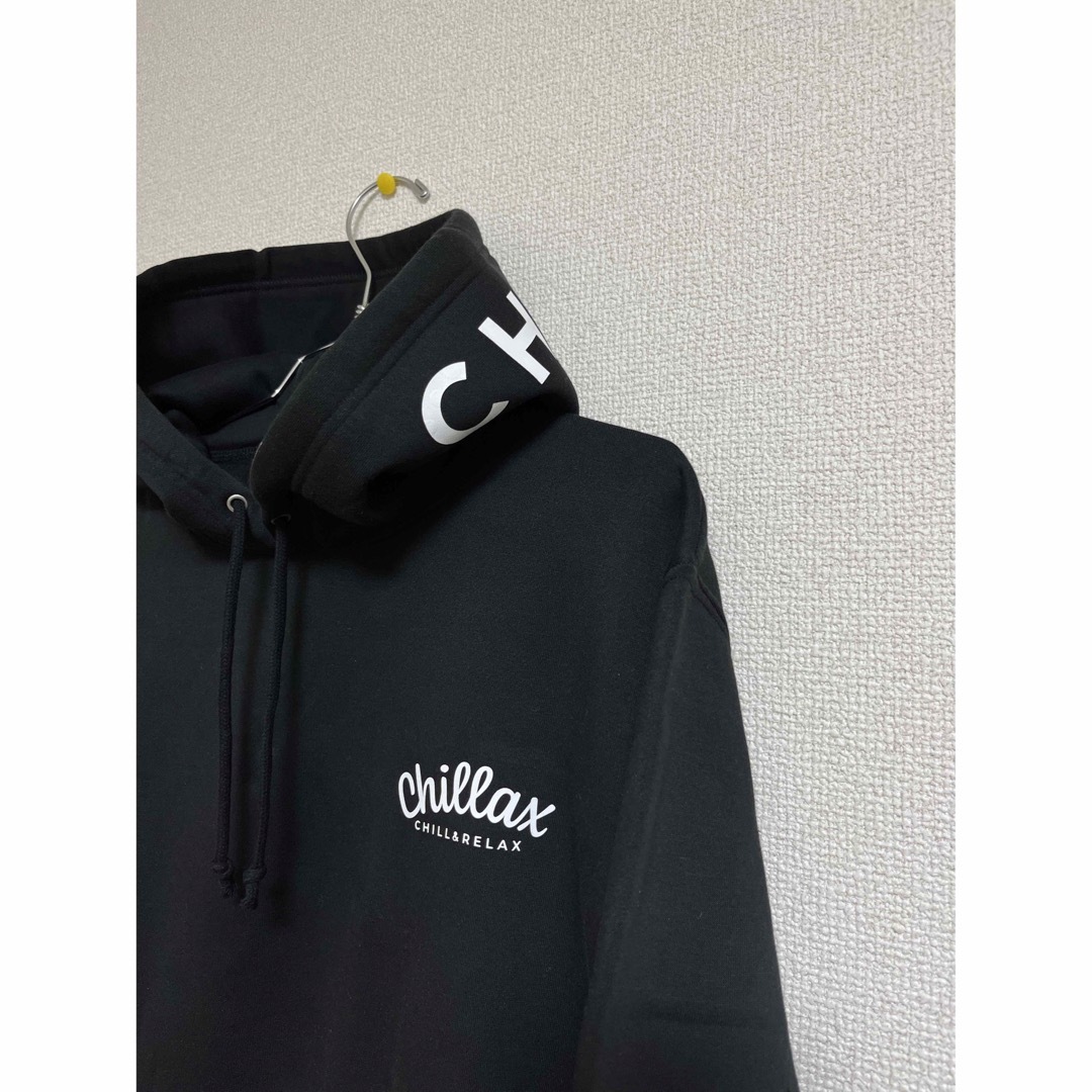 Chillax - chillax プルオーバー パーカー 黒 ブラック サーフ ...