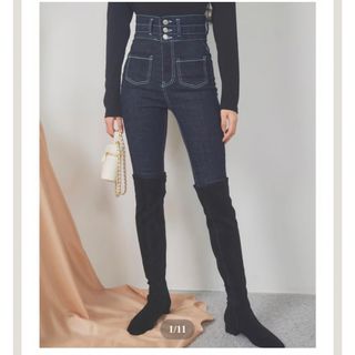 ディーホリック(dholic)のyilon stitch design skinny(レギンス/スパッツ)