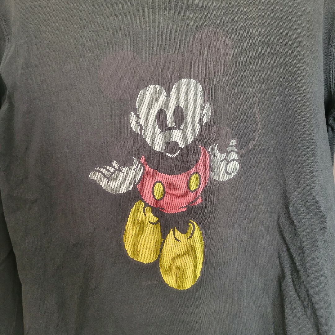 Disney(ディズニー)のミッキー　ディズニー　ロンT　綿100％ レディースのトップス(Tシャツ(長袖/七分))の商品写真