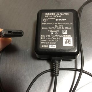 3Gケータイ　充電器(バッテリー/充電器)