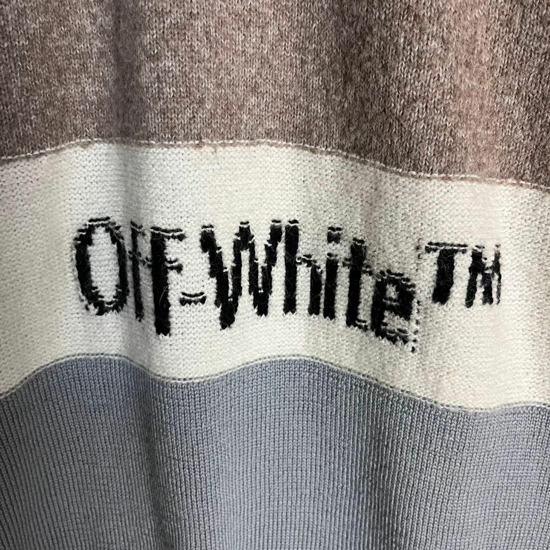 OFF-WHITE - 【人気モデル】オフホワイト☆センターロゴ入りUSED加工 ...