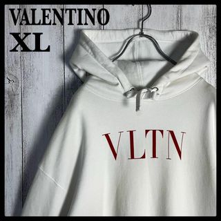 【希少XLサイズ】ヴァレンティノ☆センターロゴ入りパーカー VLTN 即完売注意