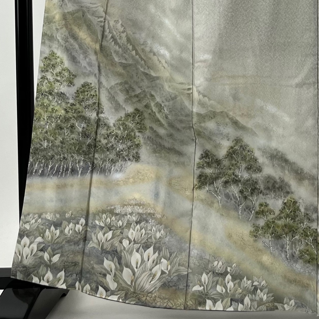 訪問着 身丈164cm 裄丈67cm 正絹 美品 秀品 【中古】