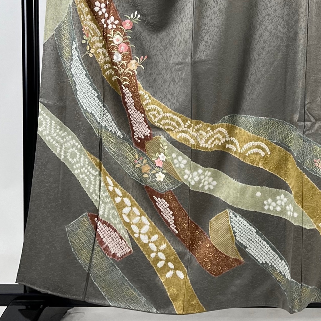 訪問着 身丈159.5cm 裄丈62cm 正絹 秀品 【中古】の通販 by バイセル ...