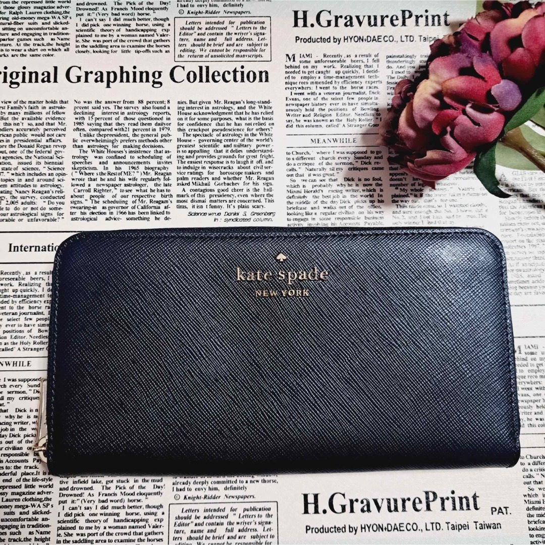 Kate spade(ケイト スペード) 長財布 ブラック