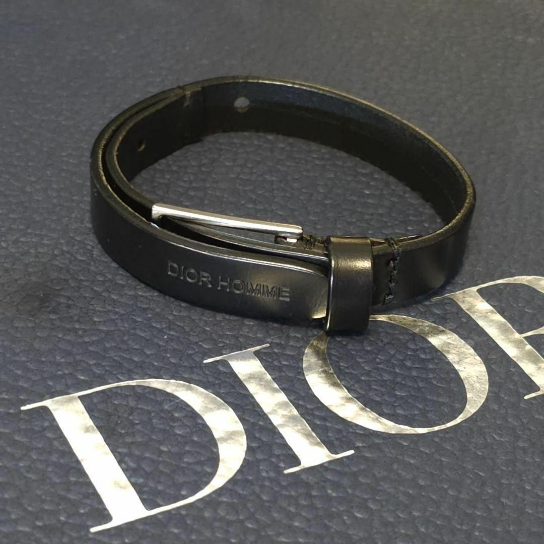 Dior HOMME ディオールオム　オールレザー　ブレスレット　バングル　　 | フリマアプリ ラクマ
