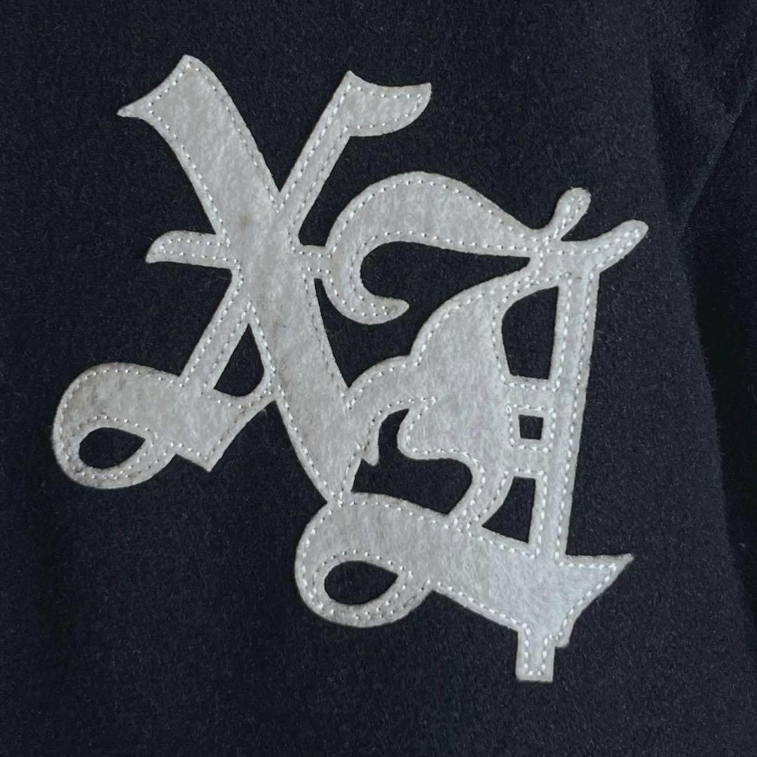 【希少XLサイズ】エクストララージ☆アーチロゴ入りウールジャケット キルティング