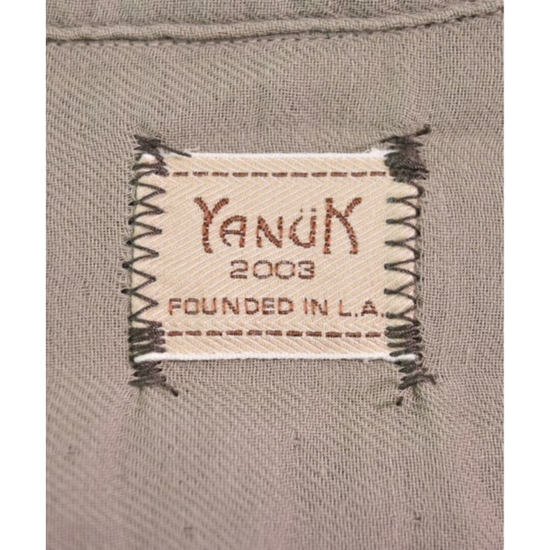 YANUK(ヤヌーク)のYANUK ヤヌーク カジュアルシャツ M 茶系 【古着】【中古】 メンズのトップス(シャツ)の商品写真