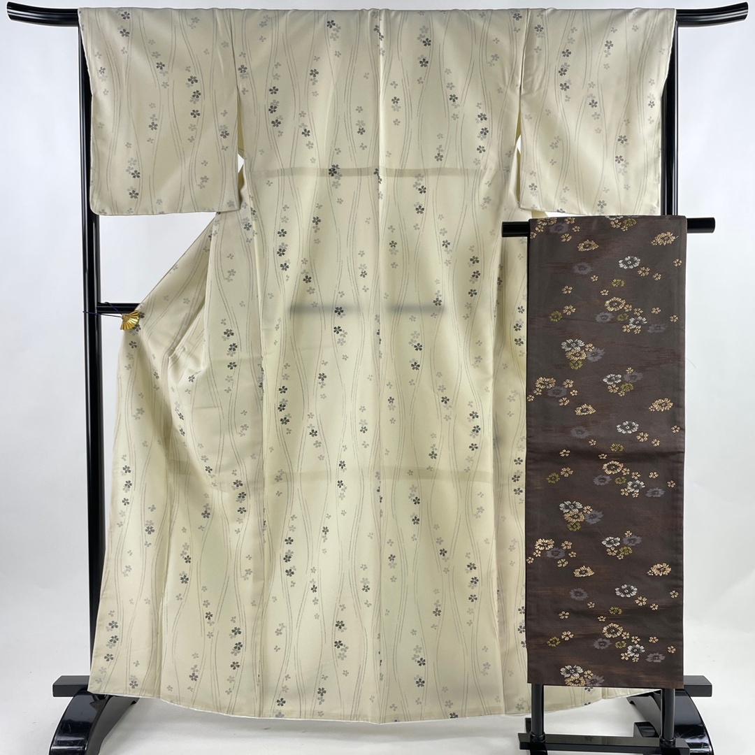 小紋 身丈163.5cm 裄丈66.5cm M 化繊 美品 優品 | フリマアプリ ラクマ