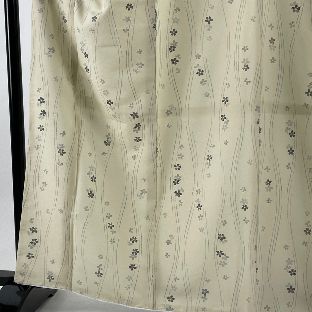 小紋 身丈163.5cm 裄丈66.5cm M 化繊 美品 優品