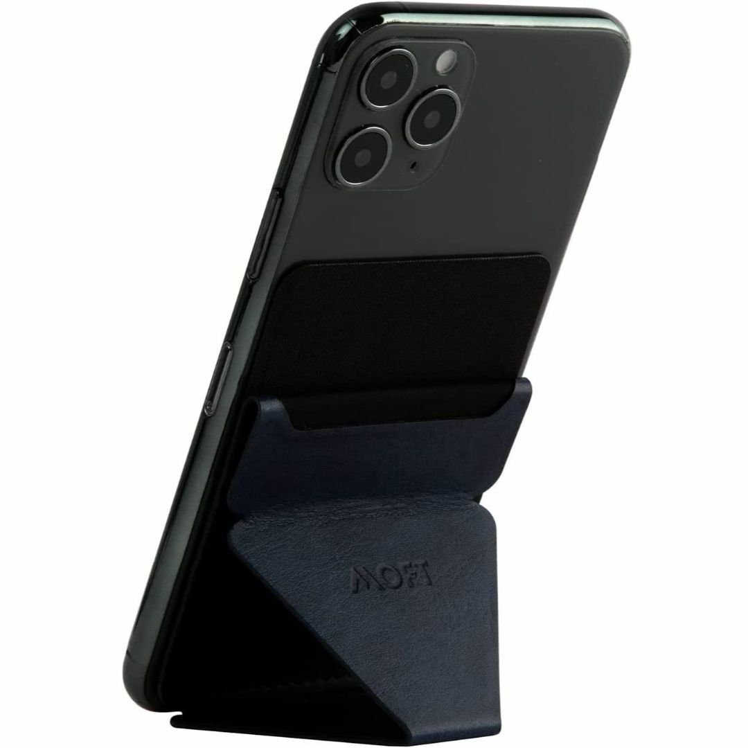 【色:ネイビー】MOFT X スマホスタンド スマホホルダー スキミング防止カー スマホ/家電/カメラのスマホアクセサリー(その他)の商品写真