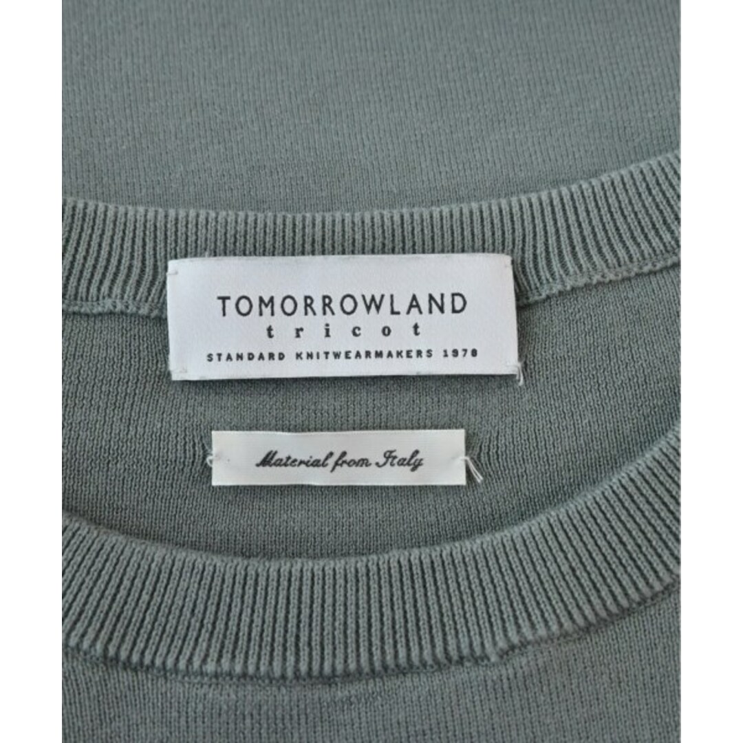 TOMORROWLAND(トゥモローランド)のTOMORROWLAND トゥモローランド ニット・セーター S 緑系 【古着】【中古】 メンズのトップス(ニット/セーター)の商品写真