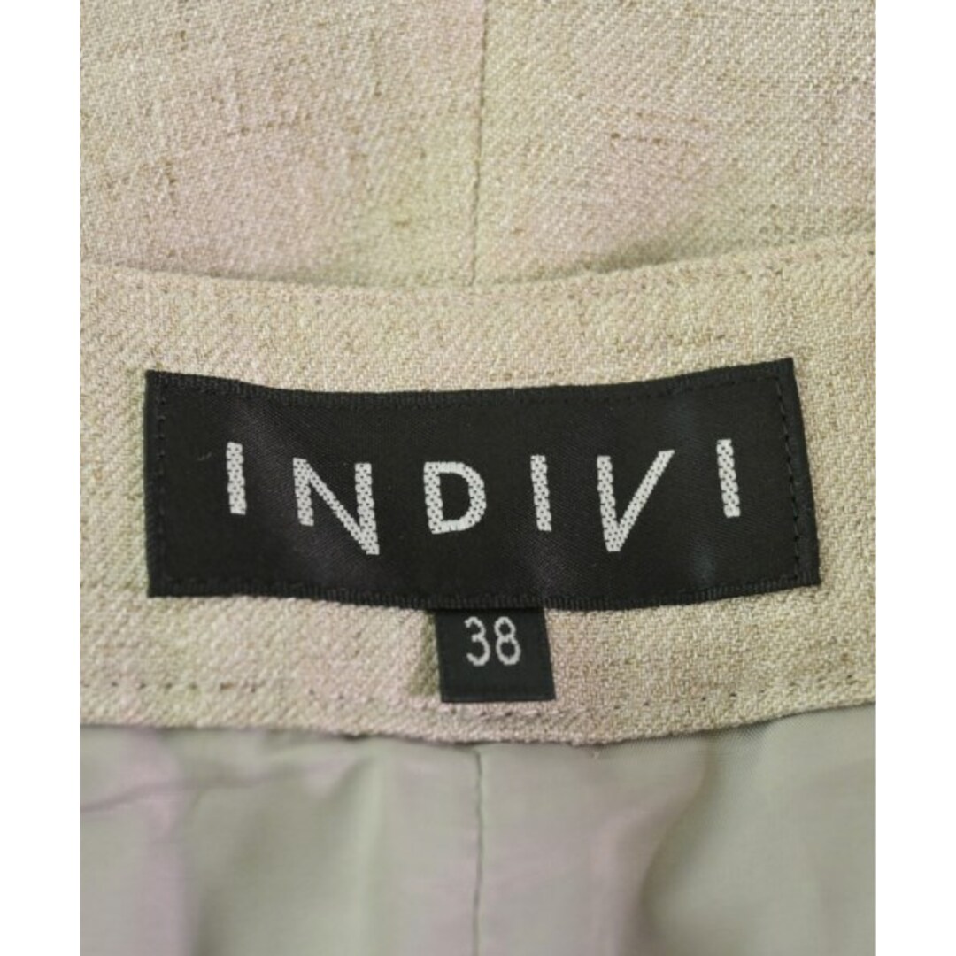 INDIVI(インディヴィ)のINDIVI インディヴィ パンツ（その他） 38(M位) ベージュ 【古着】【中古】 レディースのパンツ(その他)の商品写真