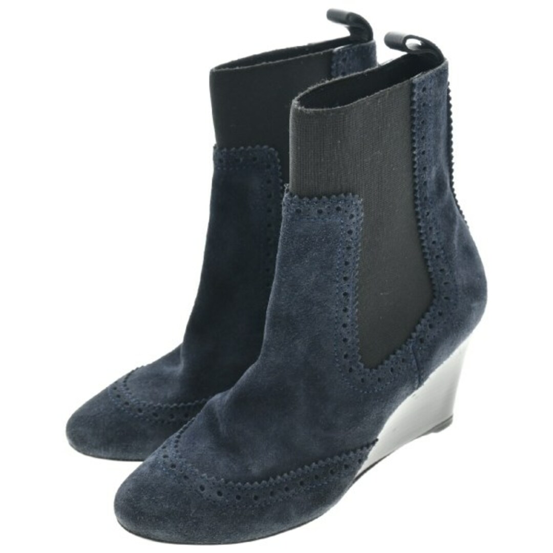 Balenciaga(バレンシアガ)のBALENCIAGA バレンシアガ ブーツ EU36(22.5cm位) 紺x黒 【古着】【中古】 レディースの靴/シューズ(ブーツ)の商品写真