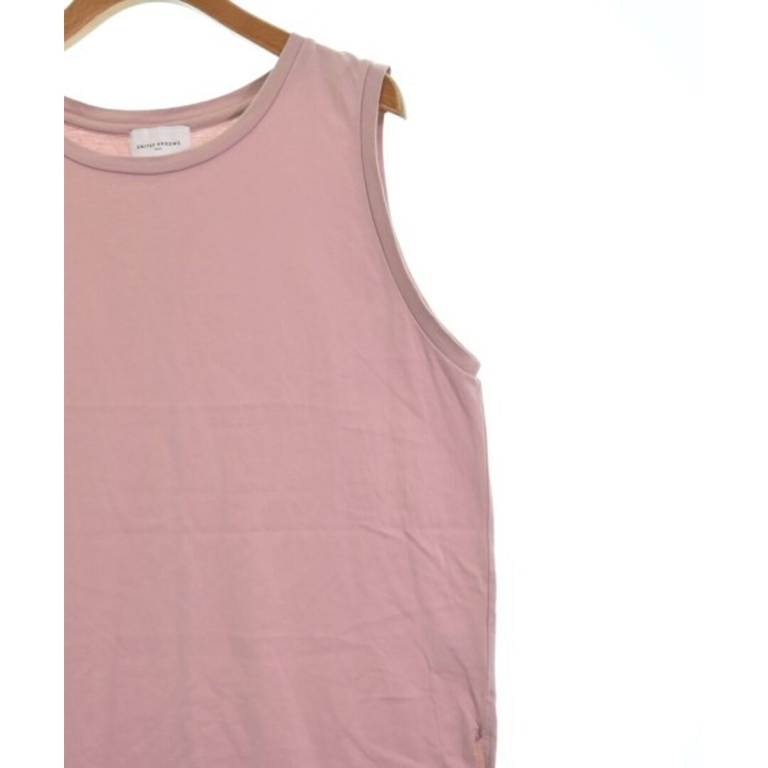 UNITED ARROWS(ユナイテッドアローズ)のUNITED ARROWS Tシャツ・カットソー -(M位) ピンク 【古着】【中古】 レディースのトップス(カットソー(半袖/袖なし))の商品写真