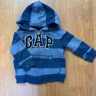 ベビーギャップ(babyGAP)のbabyGAP■フード付きジップパーカー■記名なし■サイズ80(ジャケット/コート)