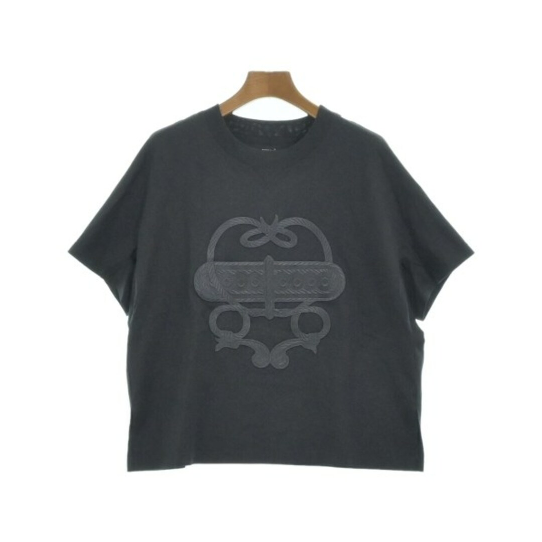 Hermes(エルメス)のHERMES エルメス Tシャツ・カットソー 34(XS位) グレー 【古着】【中古】 レディースのトップス(カットソー(半袖/袖なし))の商品写真