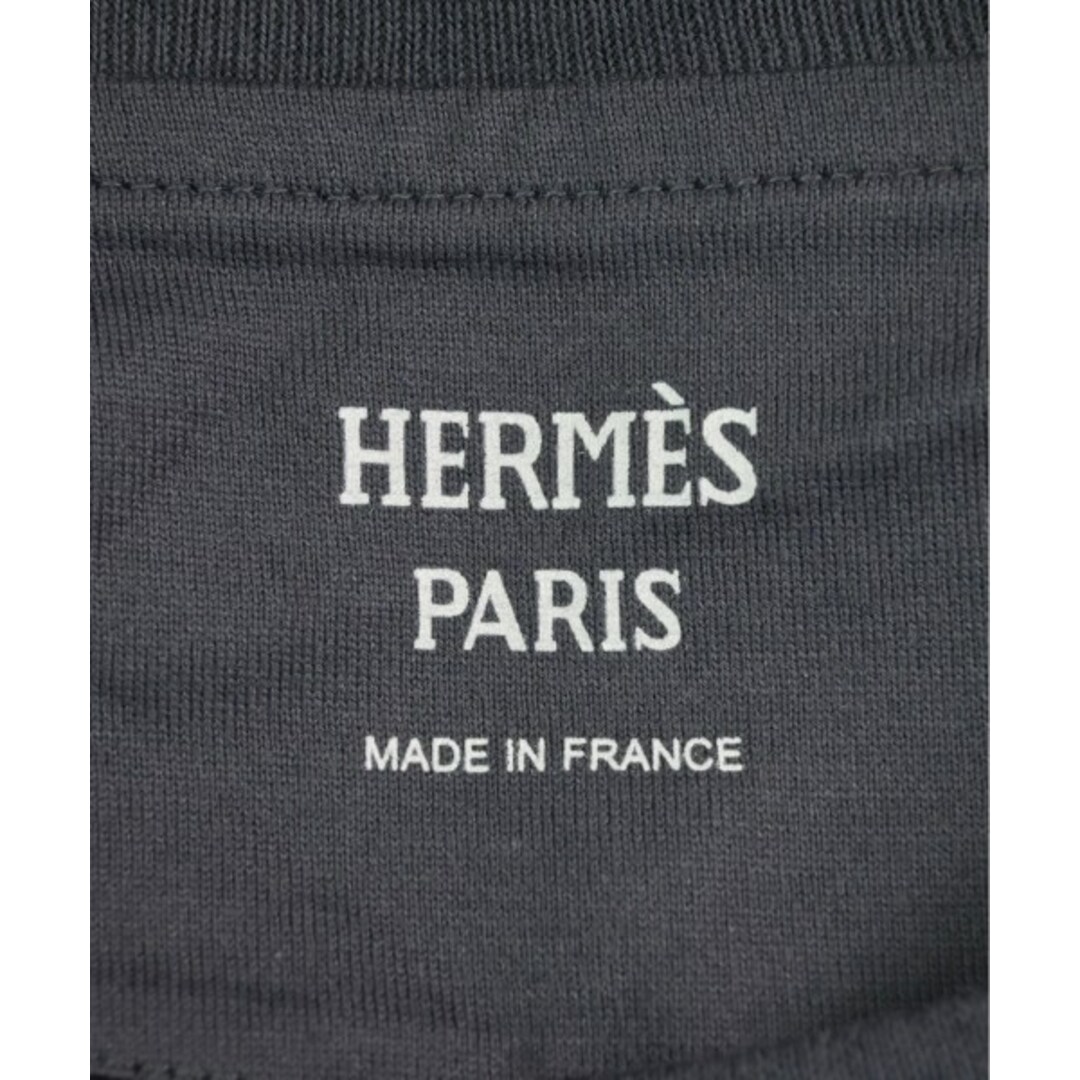 Hermes(エルメス)のHERMES エルメス Tシャツ・カットソー 34(XS位) グレー 【古着】【中古】 レディースのトップス(カットソー(半袖/袖なし))の商品写真