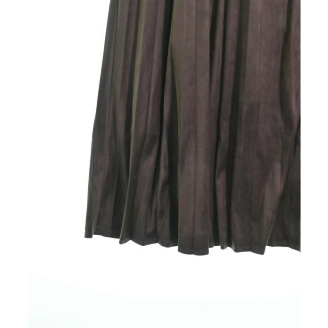 OPAQUE.CLIP(オペークドットクリップ)のOPAQUE.CLIP ロング・マキシ丈スカート 38(M位) 茶 【古着】【中古】 レディースのスカート(ロングスカート)の商品写真
