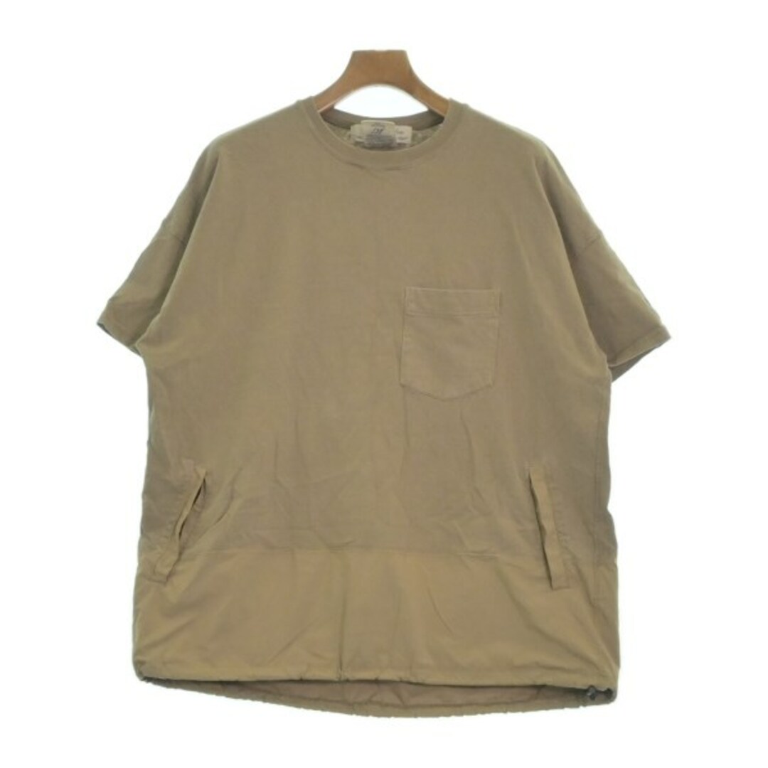 REMI RELIEF(レミレリーフ)のREMI RELIEF レミレリーフ Tシャツ・カットソー L ベージュ 【古着】【中古】 メンズのトップス(Tシャツ/カットソー(半袖/袖なし))の商品写真