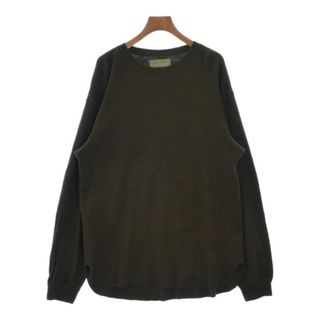 クロ(KURO)のKURO クロ Tシャツ・カットソー 0(S位) カーキ 【古着】【中古】(カットソー(半袖/袖なし))